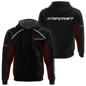 StarCraft Exclusive Logo Performance Zipper Hoodie TTFSHDZ3D081912SCZ - StarCraft Hoodie