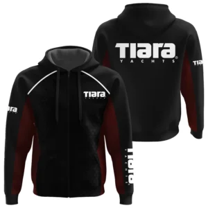 Tiara Yachts Exclusive Logo Performance Zipper Hoodie TTFSHDZ3D081912TYZ - Tiara Yachts Hoodie