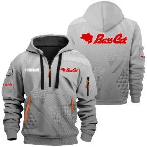 Bass Cat Exclusive Logo Performance Logo Hoodie Half Zipper TTFSHHZ3D0819A07BCZ