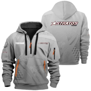 Stratos Exclusive Logo Performance Logo Hoodie Half Zipper TTFSHHZ3D0819A07SAZ