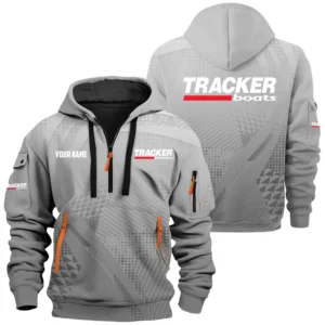 Tracker Exclusive Logo Performance Logo Hoodie Half Zipper TTFSHHZ3D0819A07TRZ