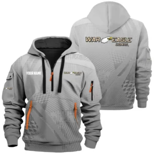War Eagle Exclusive Logo Performance Logo Hoodie Half Zipper TTFSHHZ3D0819A07WEZ