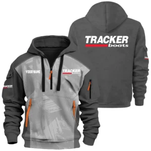 Tracker Exclusive Logo Performance Logo Hoodie Half Zipper TTFSHHZ3D0819A10TRZ