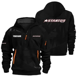 Stratos Exclusive Logo Performance Logo Hoodie Half Zipper TTFSHHZ3D0819A12SAZ