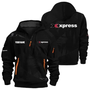 Xpress Exclusive Logo Performance Logo Hoodie Half Zipper TTFSHHZ3D0819A12XBZ