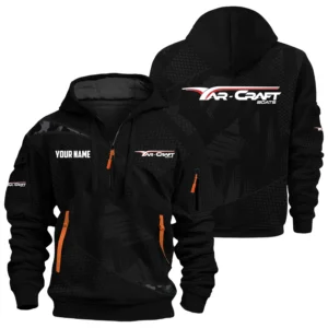 Yar-Craft Exclusive Logo Performance Logo Hoodie Half Zipper TTFSHHZ3D0819A12YCZ