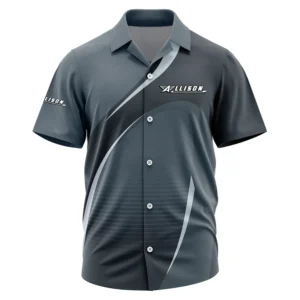 Allison Exclusive Logo Performance Short Sleeve Camp Collar Shirt TTFSHWSCS001ALZ - Allison Camp Collar Shirt