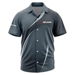 Cajun Exclusive Logo Performance Short Sleeve Camp Collar Shirt TTFSHWSCS001CJZ - Cajun Camp Collar Shirt