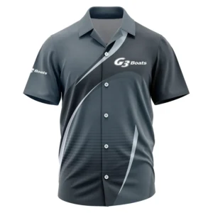 G3 Exclusive Logo Performance Short Sleeve Camp Collar Shirt TTFSHWSCS001G3Z - G3 Camp Collar Shirt