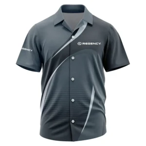 Regency Exclusive Logo Performance Short Sleeve Camp Collar Shirt TTFSHWSCS001REZ - Regency Camp Collar Shirt