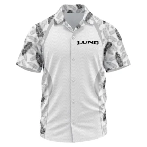 Lund Exclusive Logo Performance Short Sleeve Camp Collar Shirt TTFSHWSCS010LBZ - Lund Shirt