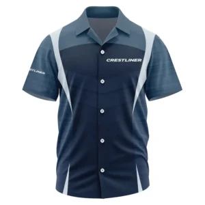 Crestliner Exclusive Logo Performance Short Sleeve Camp Collar Shirt TTFSHWSCS1903003CLZ - Crestliner Shirt