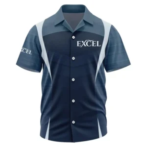 Excel Exclusive Logo Performance Short Sleeve Camp Collar Shirt TTFSHWSCS1903003EXZ - Excel Shirt