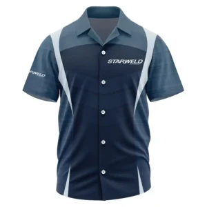 Starweld Exclusive Logo Performance Short Sleeve Camp Collar Shirt TTFSHWSCS1903003SWZ - Starweld Shirt