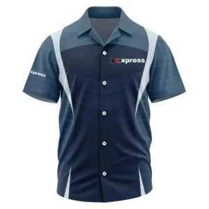 Xpress Exclusive Logo Performance Short Sleeve Camp Collar Shirt TTFSHWSCS1903003XBZ - Xpress Shirt