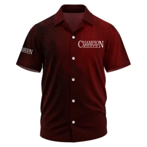 Champion Boats Exclusive Logo Performance Short Sleeve Camp Collar Shirt TTFSHWSCS1903006CHZ - Champion Boats Shirt