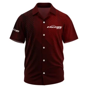 Falcon Exclusive Logo Performance Short Sleeve Camp Collar Shirt TTFSHWSCS1903006FAZ - Falcon Shirt