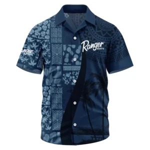 Ranger Exclusive Logo Performance Short Sleeve Camp Collar Shirt TTFSHWSCS1903013RBZ - Ranger Shirt