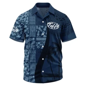 Tuffy Exclusive Logo Performance Short Sleeve Camp Collar Shirt TTFSHWSCS1903013TUZ - Tuffy Shirt