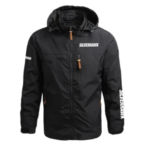 Silverhawk Exclusive Logo Performance Waterproof Outdoor Jacket Detachable Hood TTFSWOJ2510SQZ - Silverhawk Jacket