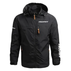 Trophy Exclusive Logo Performance Waterproof Outdoor Jacket Detachable Hood TTFSWOJ2510TOZ - Trophy Jacket