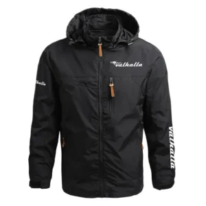 Valhalla Exclusive Logo Performance Waterproof Outdoor Jacket Detachable Hood TTFSWOJ2510VLZ - Valhalla Jacket