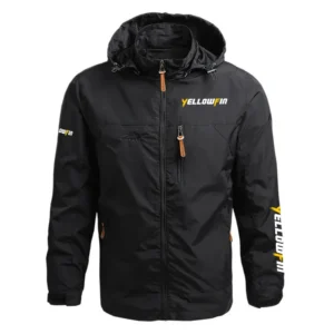 Yellowfin Exclusive Logo Performance Waterproof Outdoor Jacket Detachable Hood TTFSWOJ2510YFZ - Yellowfin Jacket