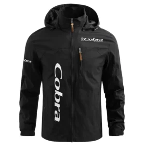 Cobra Exclusive Logo Performance Waterproof Windbreaker Jacket Detachable Hood TTFSWOJN2510COZ - Cobra Jacket