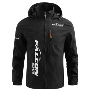Falcon Exclusive Logo Performance Waterproof Windbreaker Jacket Detachable Hood TTFSWOJN2510FAZ - Falcon Jacket