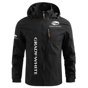 Grady-White Exclusive Logo Performance Waterproof Windbreaker Jacket Detachable Hood TTFSWOJN2510GWZ - Grady-White Jacket