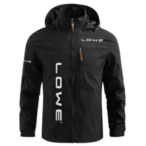 Lowe Exclusive Logo Performance Waterproof Windbreaker Jacket Detachable Hood TTFSWOJN2510LWZ - Lowe Jacket