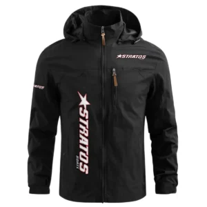 Stratos Exclusive Logo Performance Waterproof Windbreaker Jacket Detachable Hood TTFSWOJN2510SAZ - Stratos Jacket