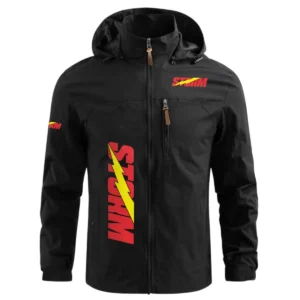 Storm Exclusive Logo Performance Waterproof Windbreaker Jacket Detachable Hood TTFSWOJN2510SOZ - Storm Jacket