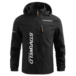 Starweld Exclusive Logo Performance Waterproof Windbreaker Jacket Detachable Hood TTFSWOJN2510SWZ - Starweld Jacket