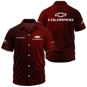 Chevrolet Colorado Trail Boss Exclusive Logo Performance Short Sleeve Camp Collar Shirt CARHW110606CCTZ - Chevrolet Colorado Trail Boss Shirt