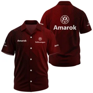 Volkswagen Amarok Exclusive Logo Performance Short Sleeve Camp Collar Shirt CARHW110606VKAZ - Volkswagen Amarok Shirt