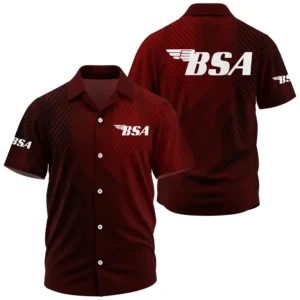 BSA Exclusive Logo Performance Short Sleeve Camp Collar Shirt OSMTBHWS006BSAZ - BSA Shirt - BSA Shirt