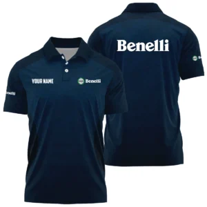 Benelli Exclusive Logo Performance Polo Shirt OSMTBPLTS121101BNZ - Benelli Polo Shirt