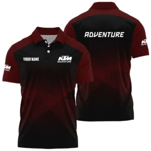 KTM Adventure Exclusive Logo Performance Polo Shirt OSMTBPLTS121102KTZ - KTM Adventure Polo Shirt