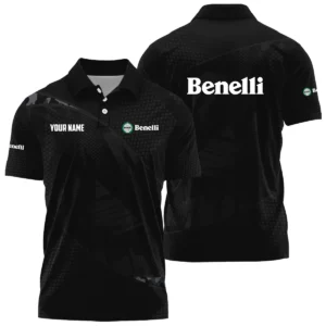 Benelli Exclusive Logo Performance Polo Shirt OSMTBPLTS121112BNZ - Benelli Polo Shirt