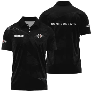 Confederate Motors Exclusive Logo Performance Polo Shirt OSMTBPLTS121112CMZ - Confederate Motors Polo Shirt