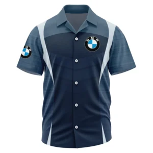 BMW Exclusive Logo Performance Short Sleeve Camp Collar Shirt OUFAHWS3D081903BMWZ - BMW Shirt