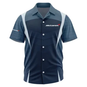 McLaren Exclusive Logo Performance Short Sleeve Camp Collar Shirt OUFAHWS3D081903McLZ - McLaren Shirt