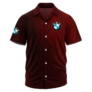 BMW Exclusive Logo Performance Short Sleeve Camp Collar Shirt OUFAHWS3D081906BMWZ - BMW Shirt