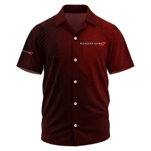 Dodge Exclusive Logo Performance Short Sleeve Camp Collar Shirt OUFAHWS3D081906DDZ - Dodge Shirt