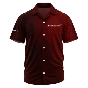 McLaren Exclusive Logo Performance Short Sleeve Camp Collar Shirt OUFAHWS3D081906McLZ - McLaren Shirt