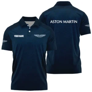 Aston Martin Exclusive Logo Performance Polo Shirt OUFAPLTS081901AMZ - Aston Martin Polo Shirt