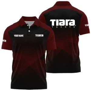 Tiara Yachts Exclusive Logo Performance Polo Shirt TTFSPLTS081902TYZ - Tiara Yachts Polo Shirt